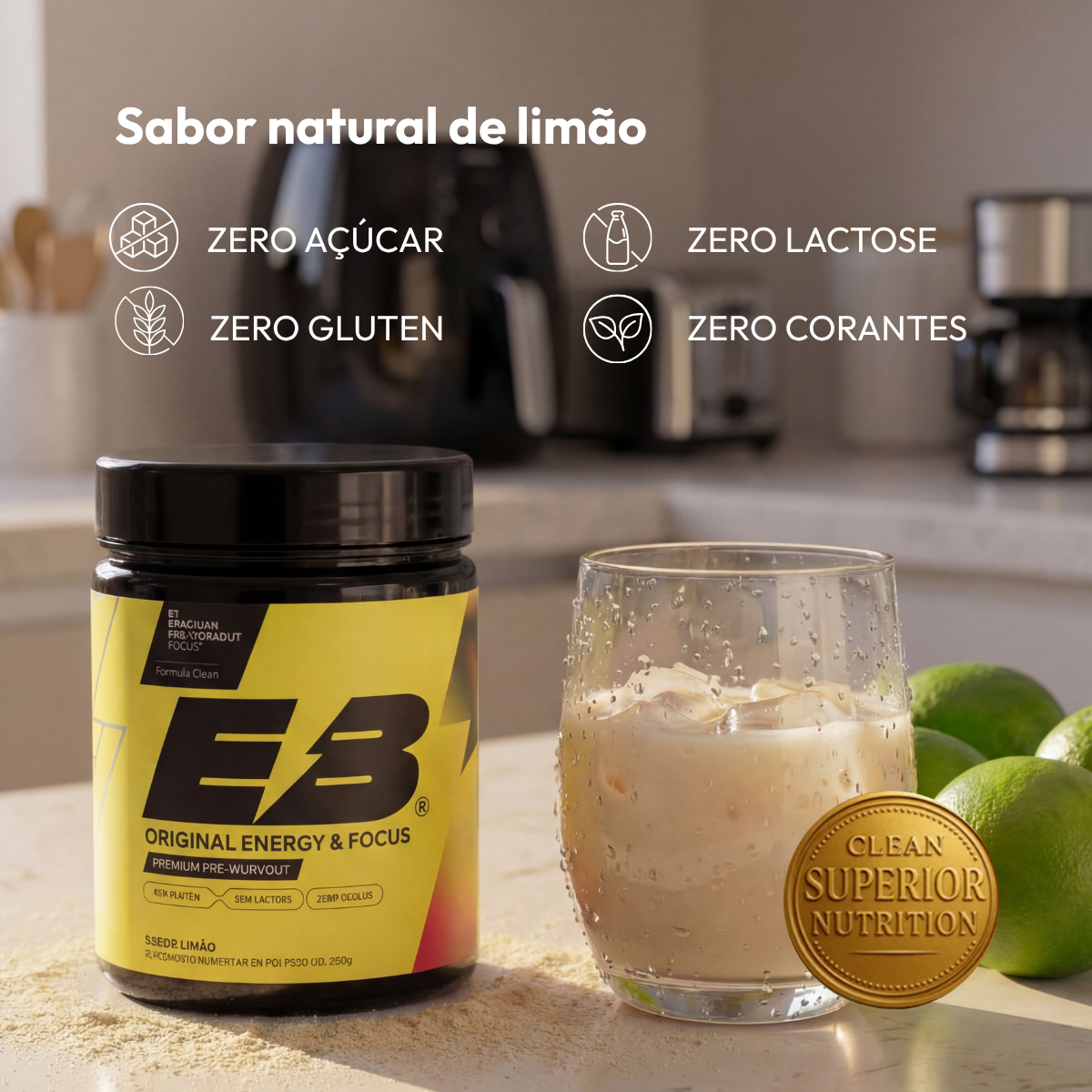 ORIGINAL Energy & Focus 25 sachês | 300g – Energy Blend